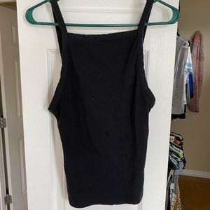 Black free people tank top